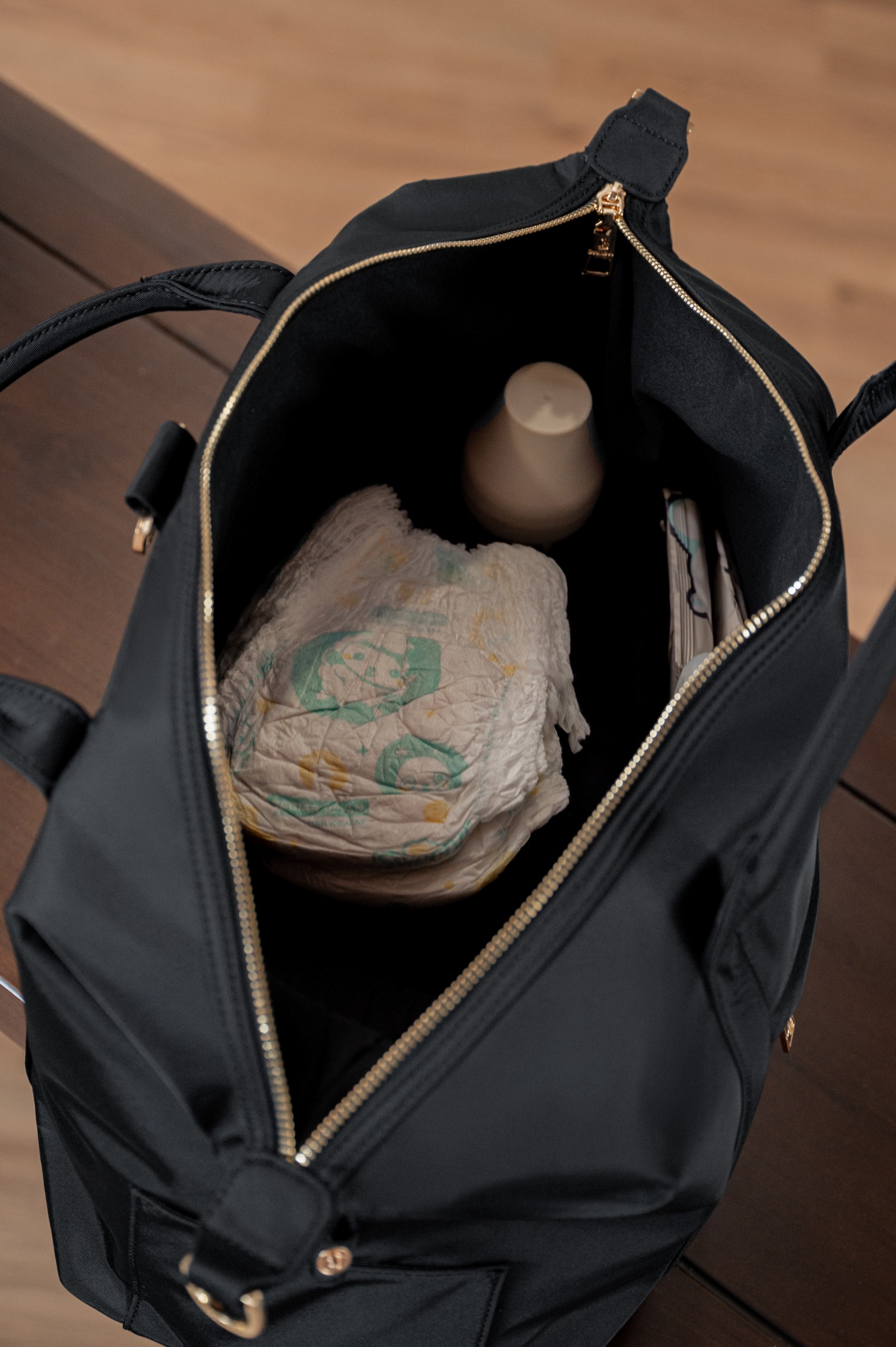 SOLUXE MULTI DIAPER BAG BLACK