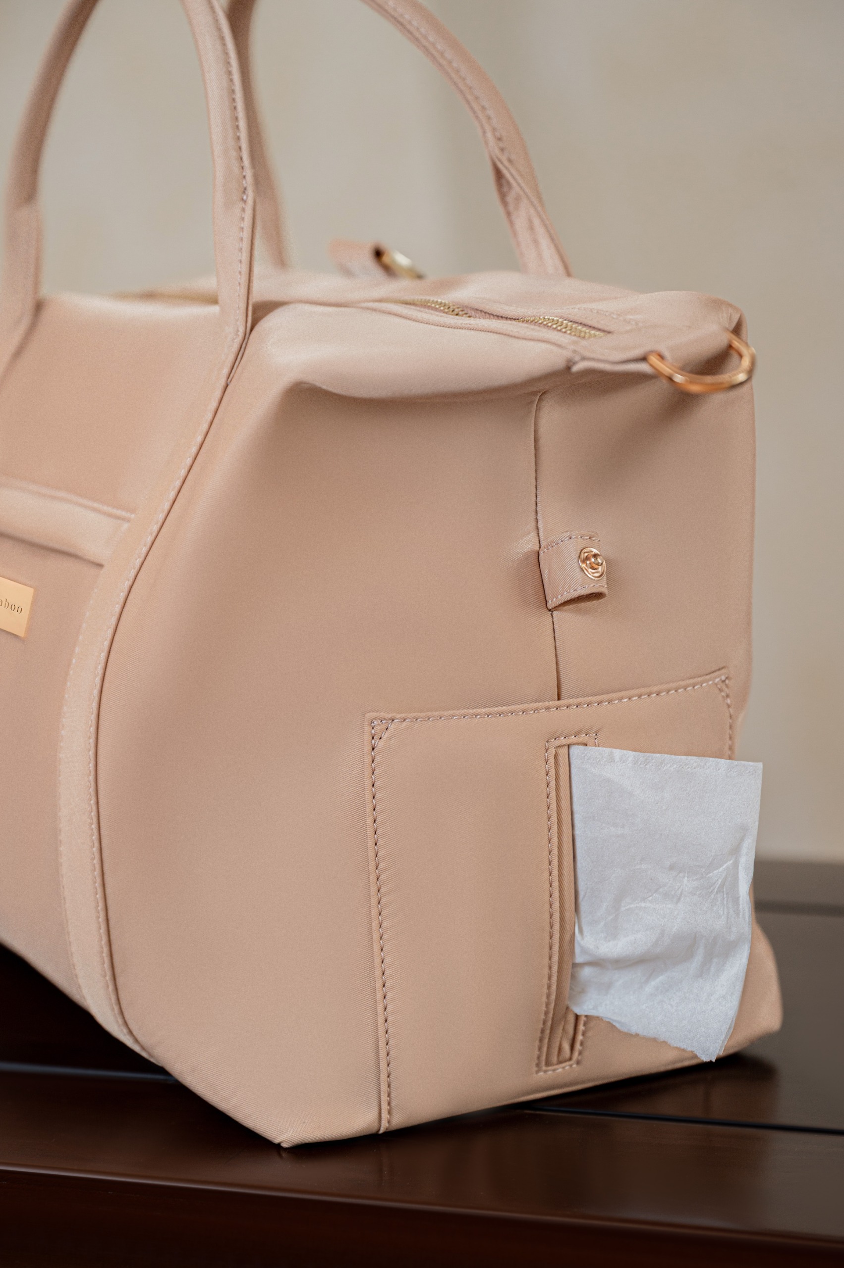 SOLUXE MULTI DIAPER BAG NUDE
