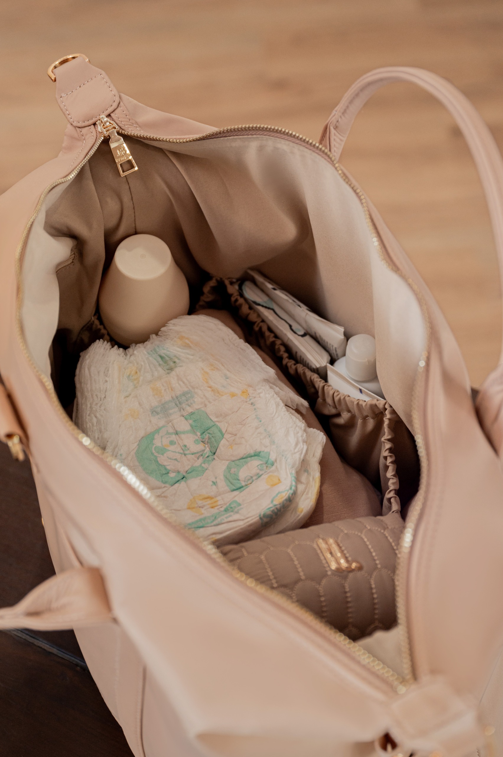 SOLUXE MULTI DIAPER BAG NUDE