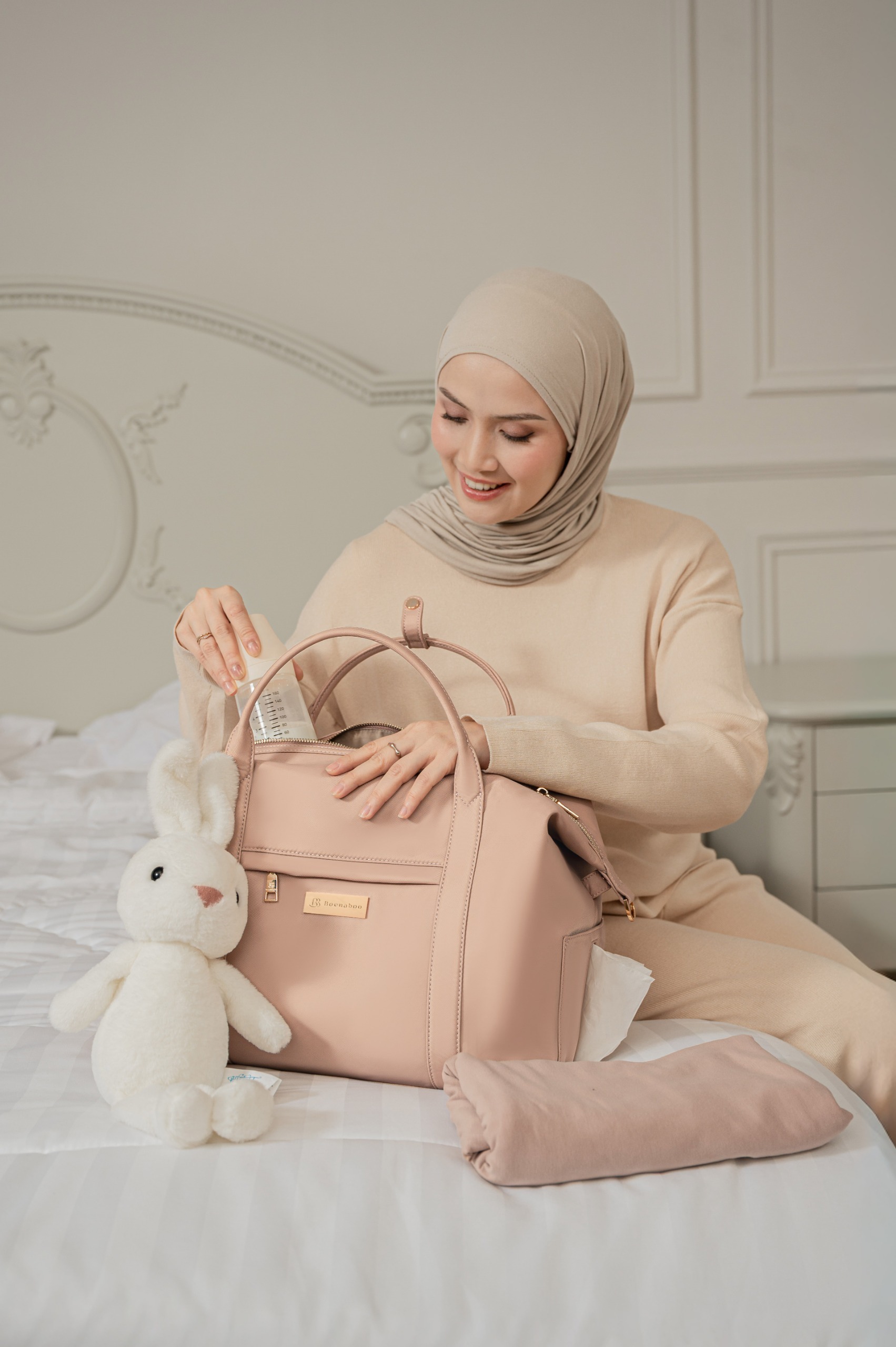 SOLUXE MULTI DIAPER BAG NUDE
