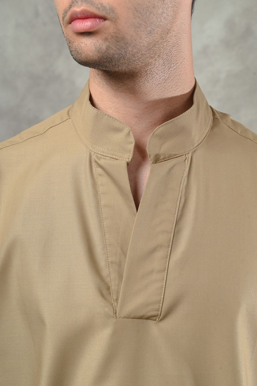 BERGAMO MODEST SHIRT KHAKI