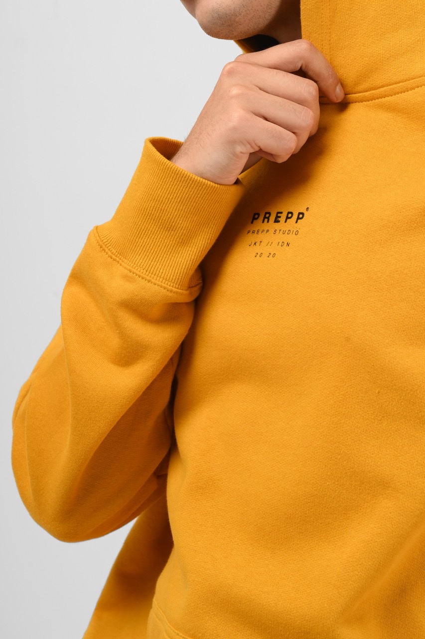 prepp signature hoodie in mustard