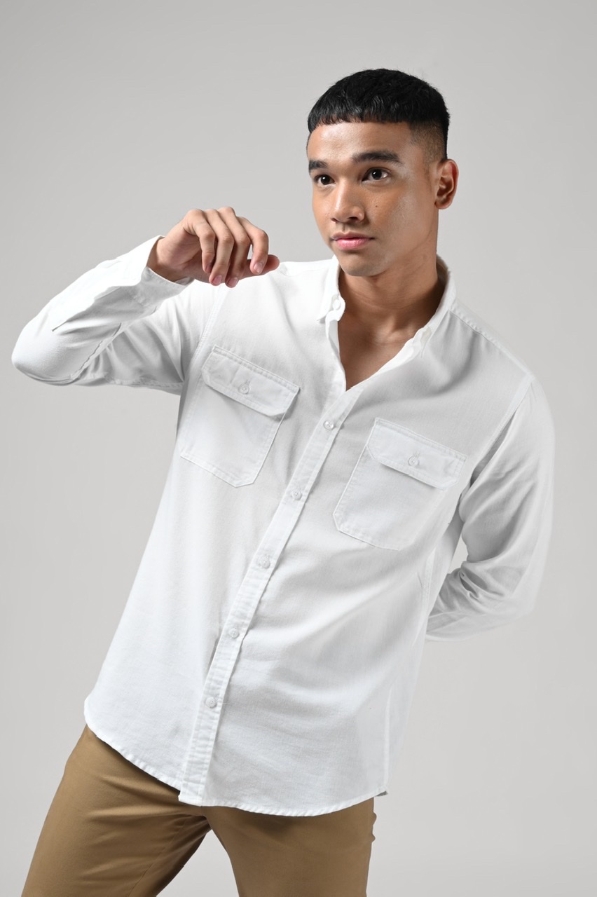 PSBB17-KALPEN BASIC SHIRT WHITE