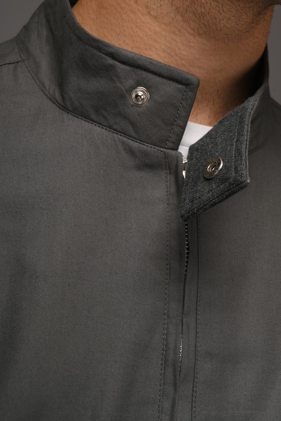 HARRINGTON JACKET DARK GREY