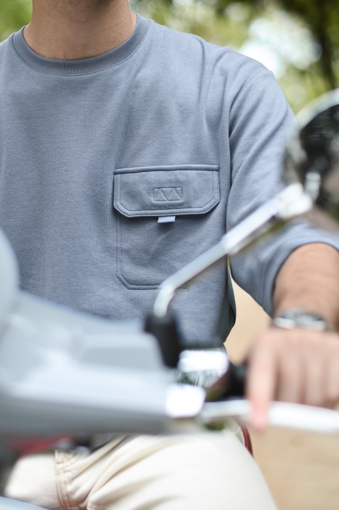 PTDJ63-POCKET OVERSIZED TEES FLINSTONE