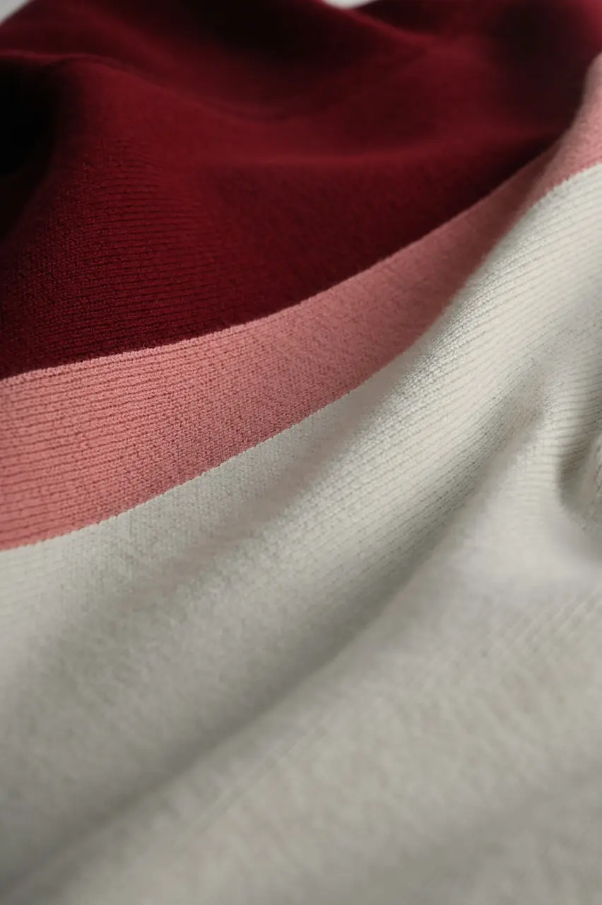 POLO SHIRT 3 COLOR FINE GAUGE MAROON