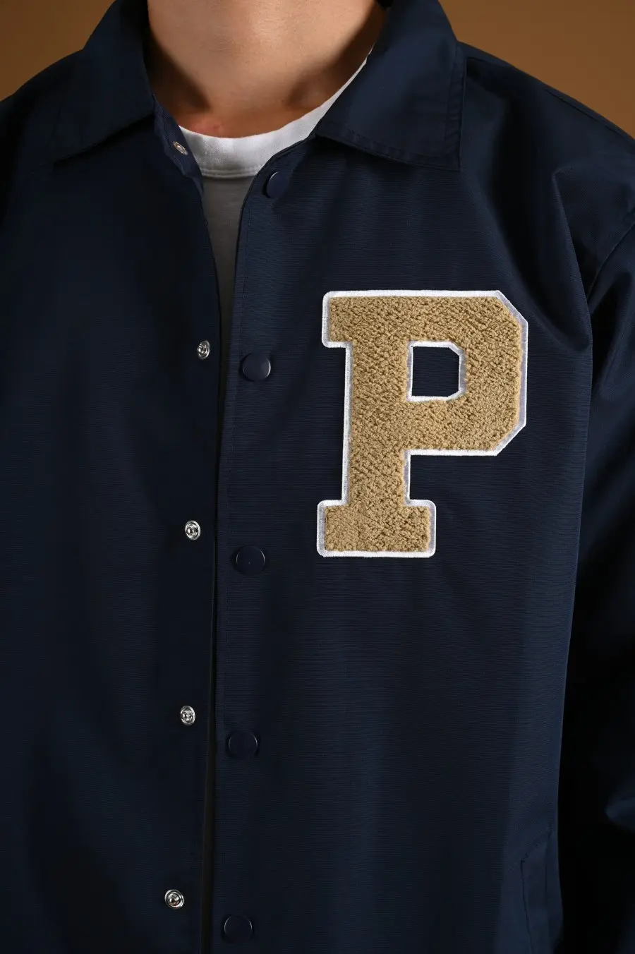 COLLEGIATE COACH JACKET NAVY