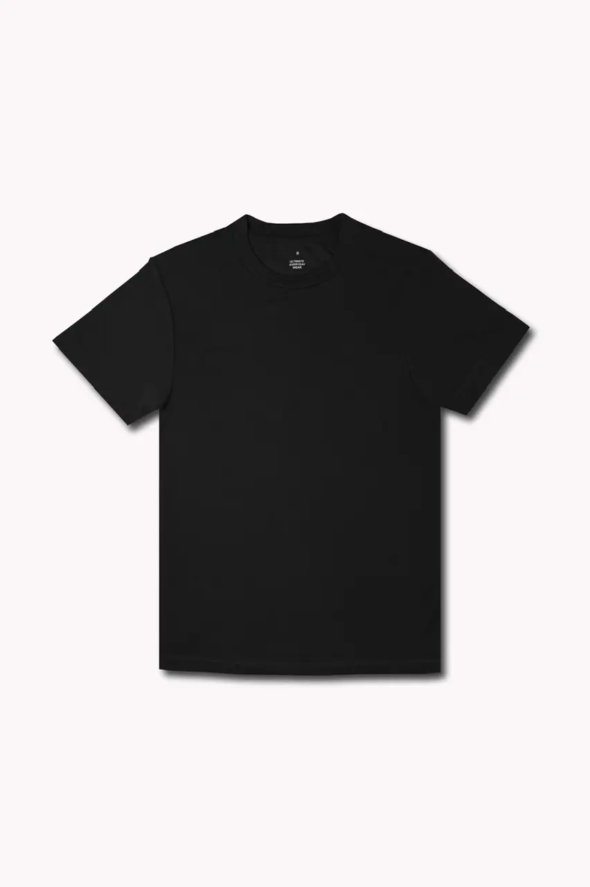 PTBJ02-EAZYDRY BASIC TEES BLACK