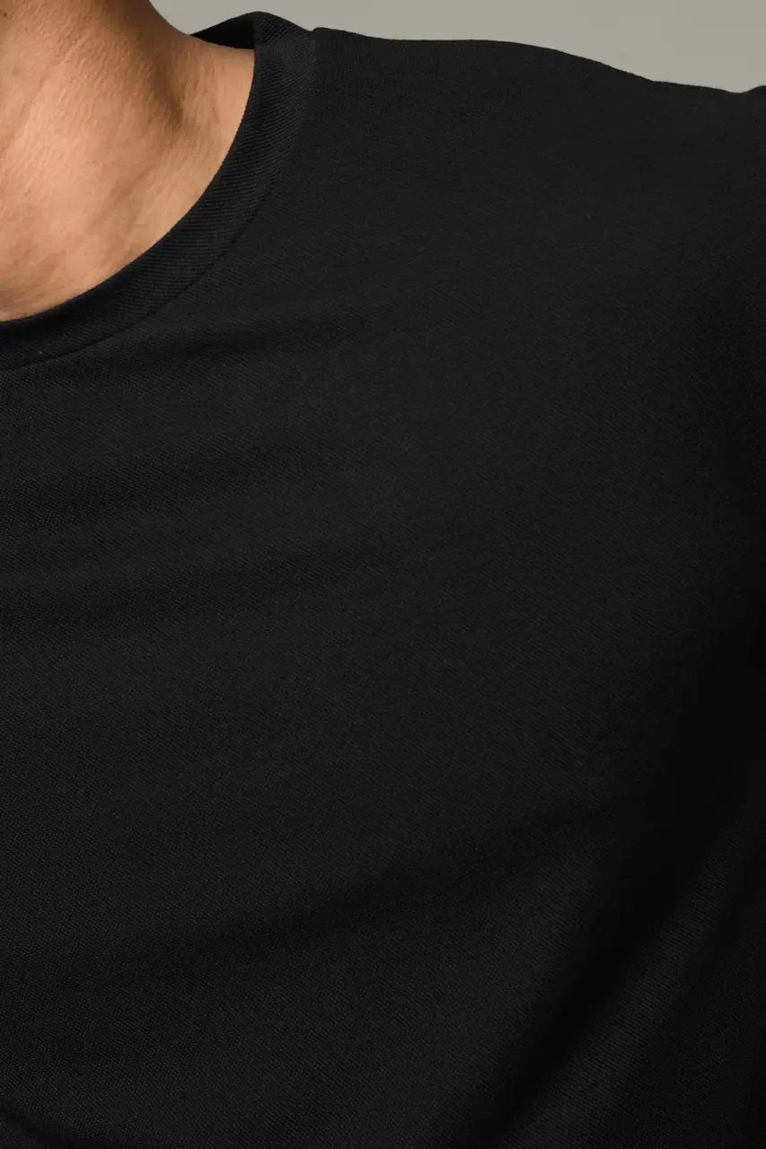 PTBJ02-EAZYDRY BASIC TEES BLACK