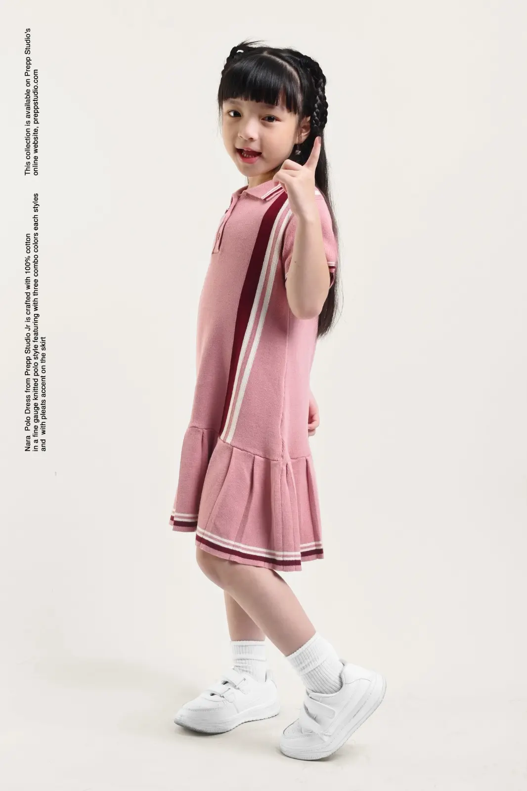 NARA POLO DRESS PINK