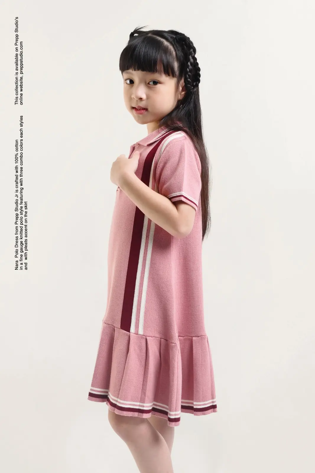 NARA POLO DRESS PINK