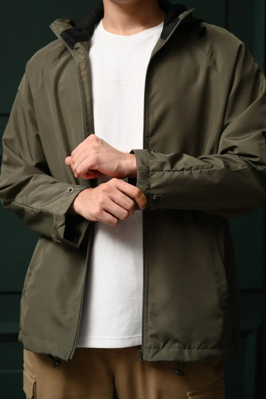 WINDBREAKER JACKET OLIVE