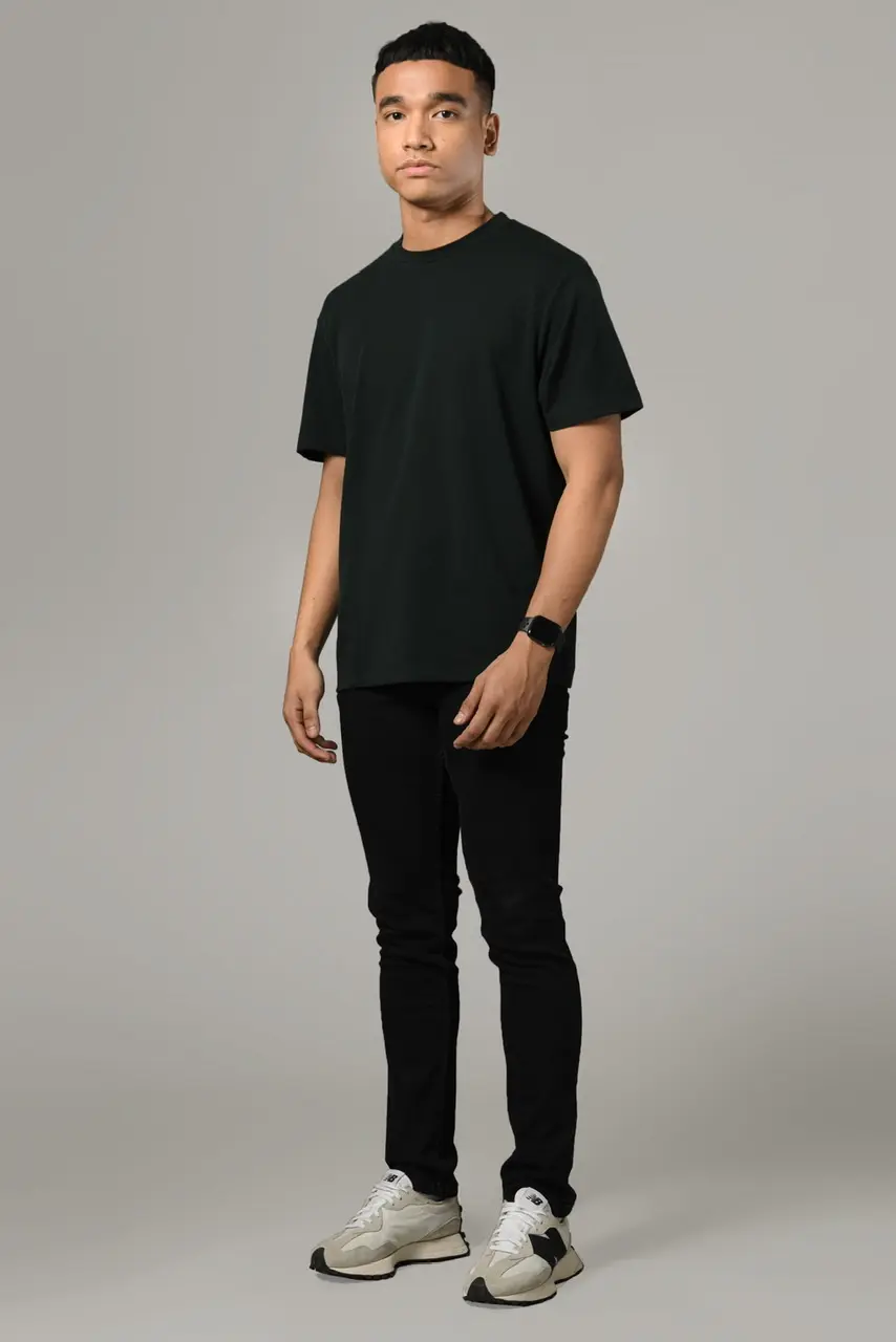 PTBJ43-EAZYDRY BASIC TEES SYCAMORE