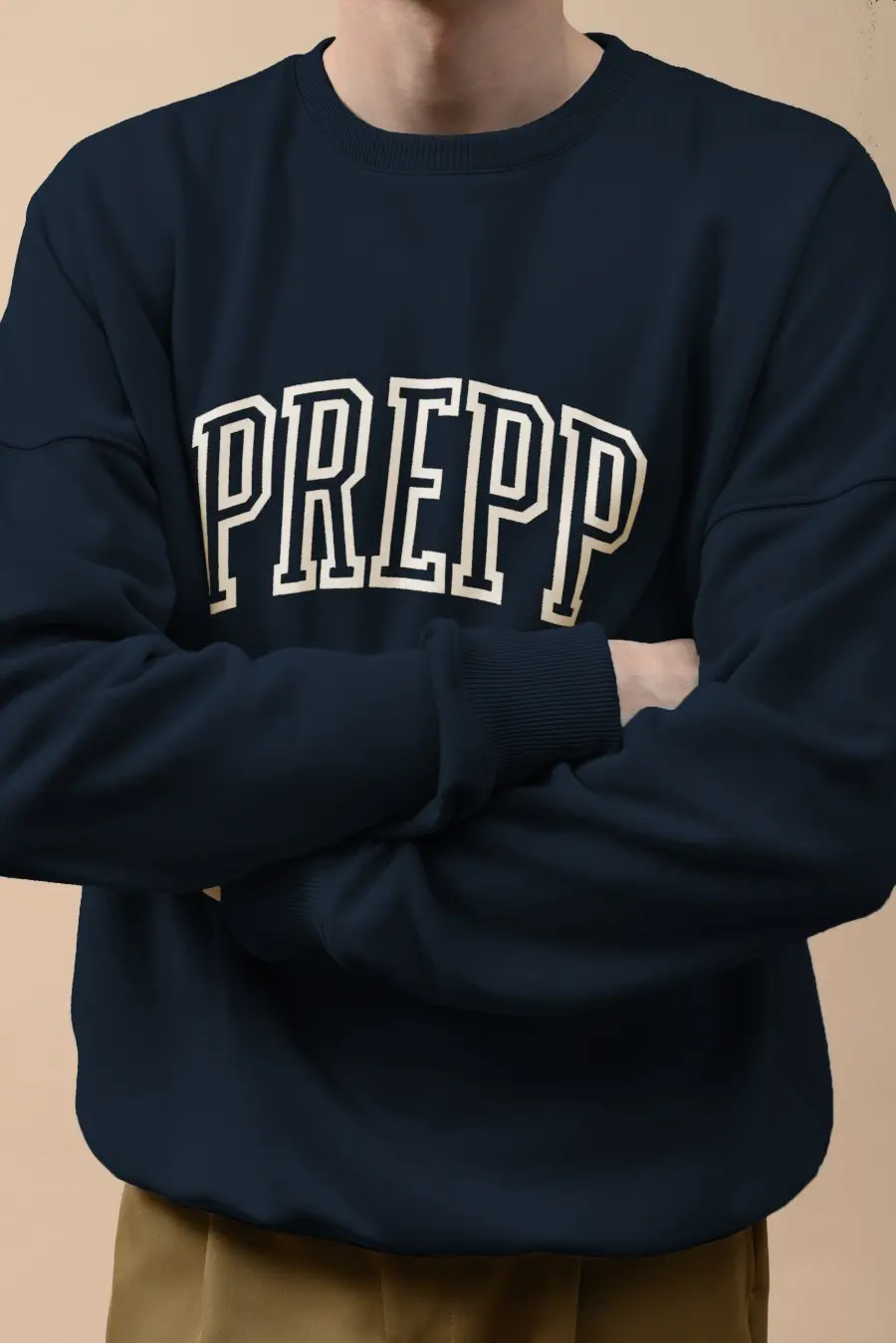 COLLEGIATE SWEATSHIRT NAVY