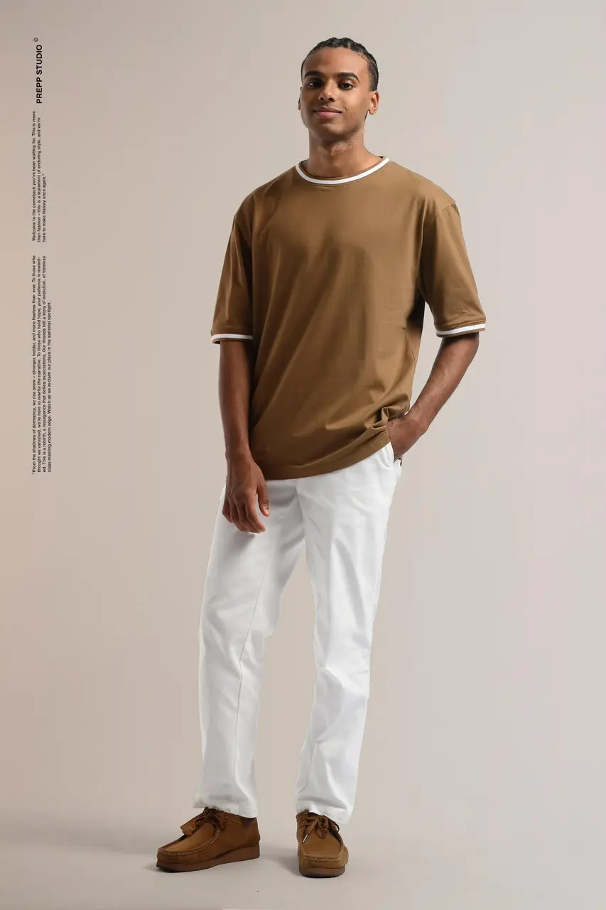 PTDC06-MONOLINE T-SHIRT CHOCO