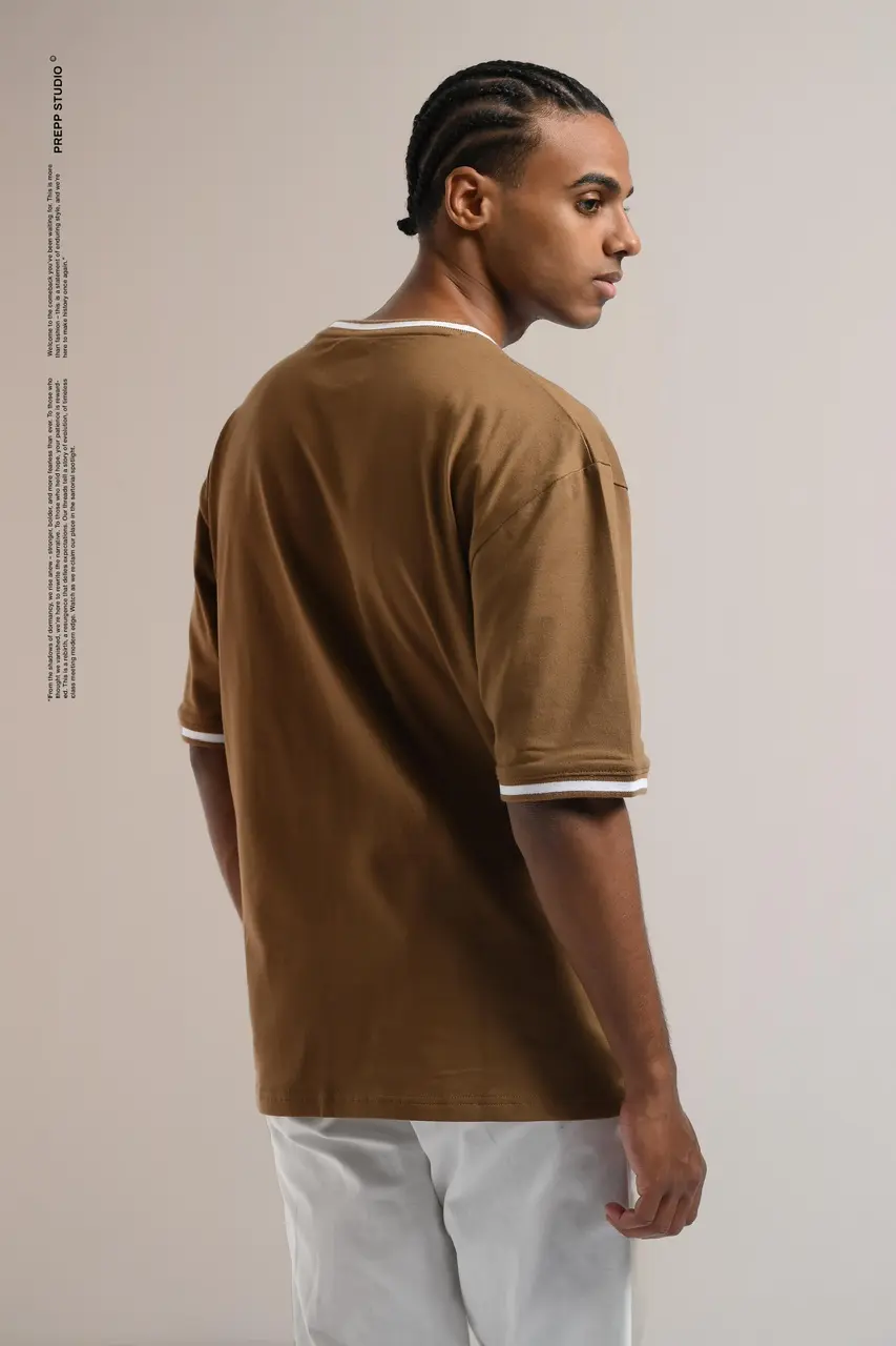 PTDC06-MONOLINE T-SHIRT CHOCO