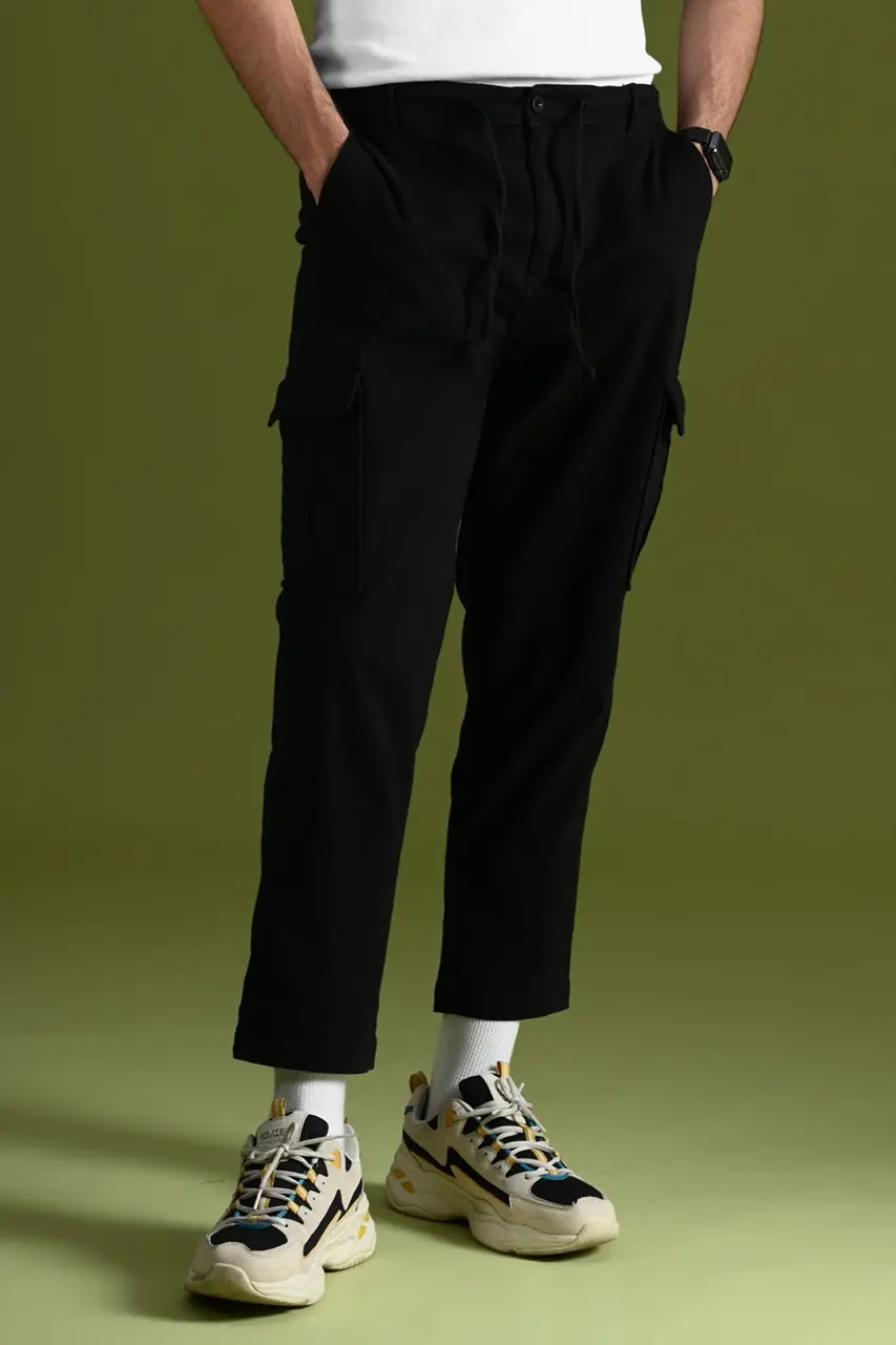 PPDN02-ULTIMATE CARGO PANTS BLACK