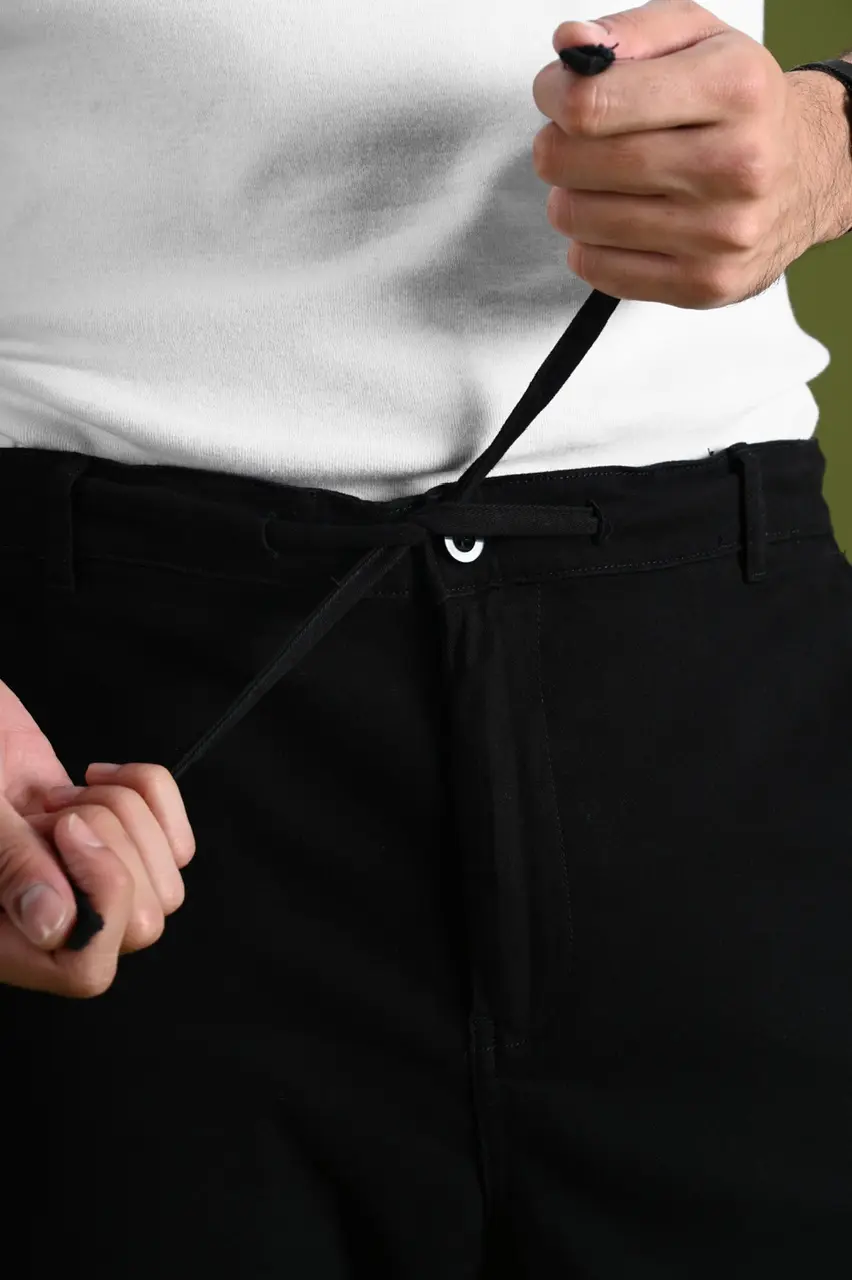 PPDN02-ULTIMATE CARGO PANTS BLACK