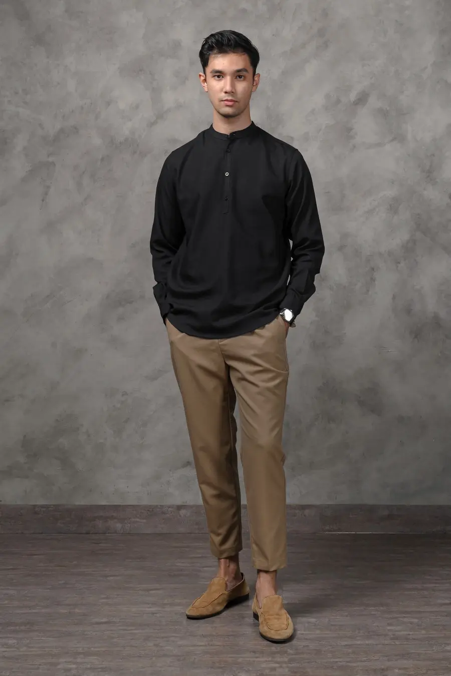 NOAH MODEST SHIRT BLACK