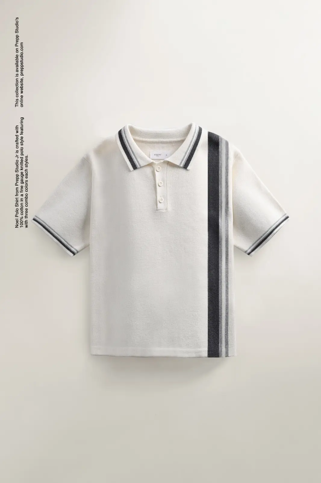 NOEL POLO SHIRT WHITE GREY