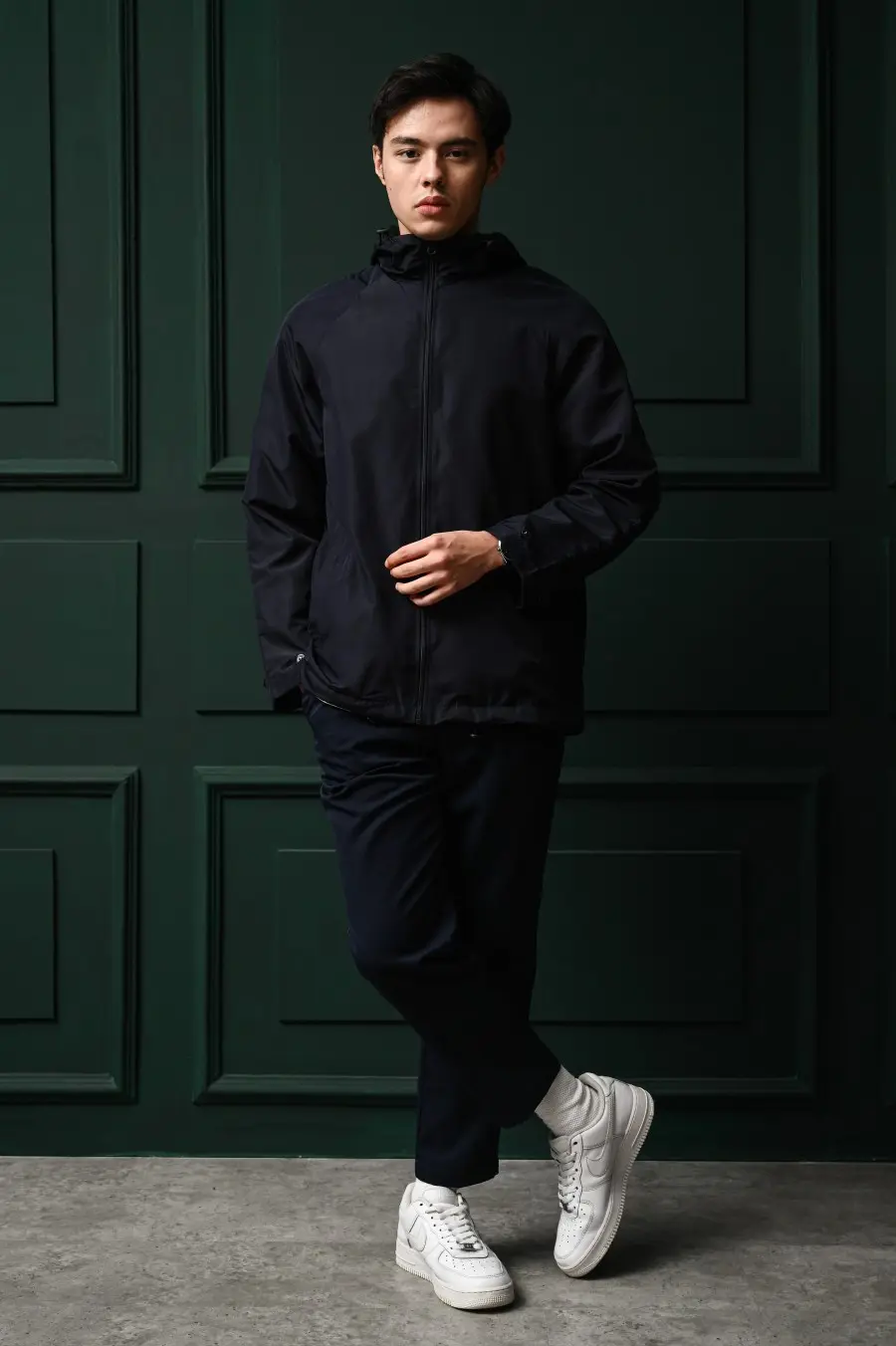 WINDBREAKER JACKET NAVY