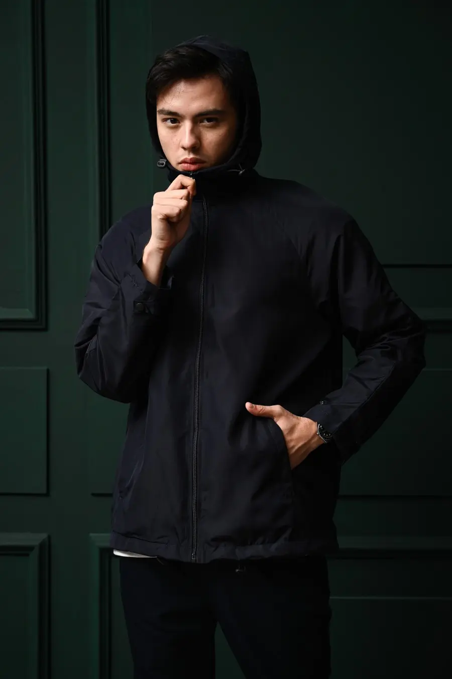 WINDBREAKER JACKET NAVY
