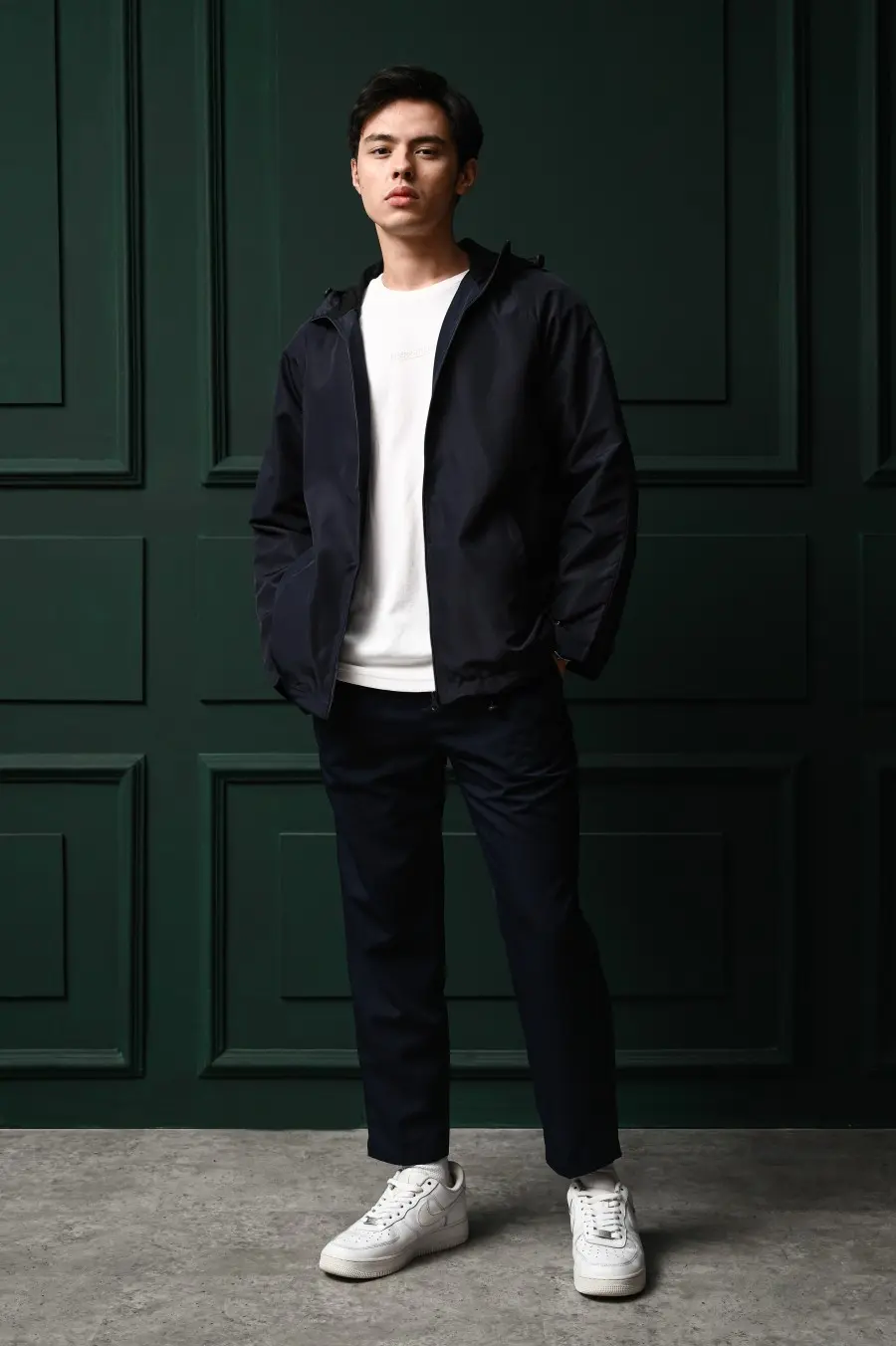 WINDBREAKER JACKET NAVY