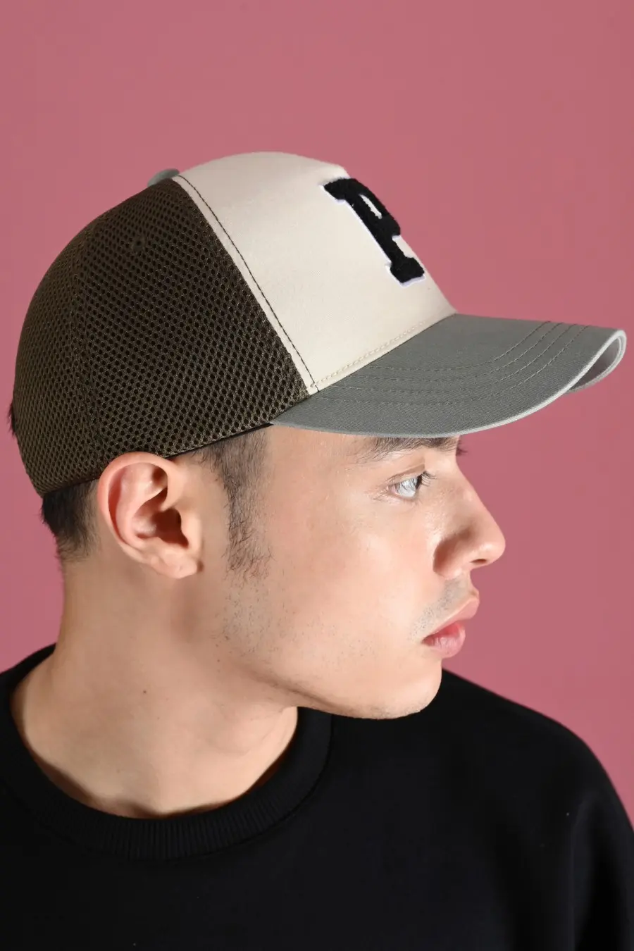 PADY90-TRUCKER HAT WHITE GREY