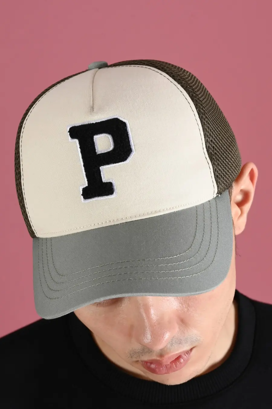 PADY90-TRUCKER HAT WHITE GREY