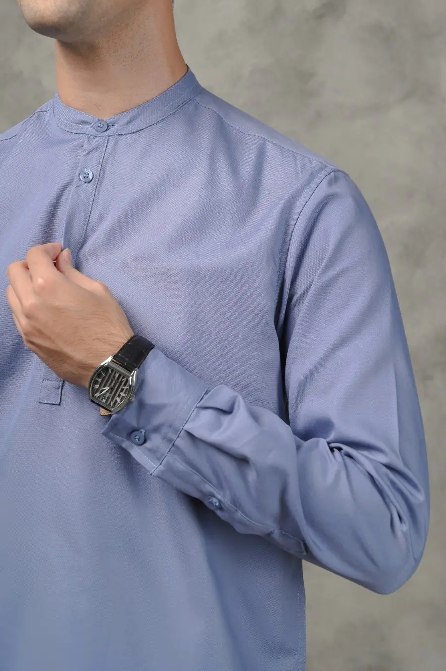 NOAH MODEST SHIRT FADED BLUE