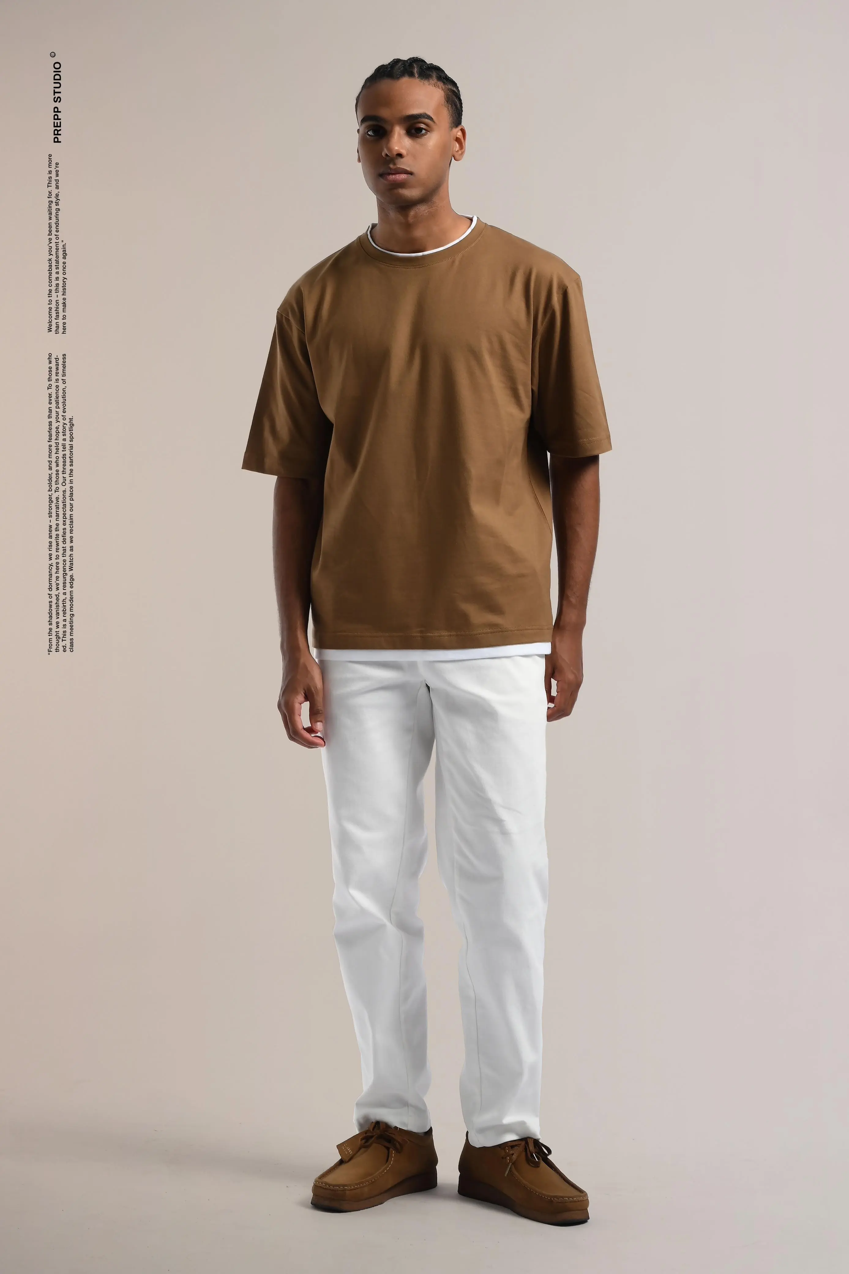 PSFX06-ENLITE DOUBLE TSHIRT CHOCO