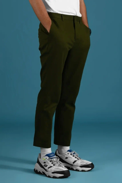 Image of PPEE01-ULTIMATE CHINOS PANTS ARMY