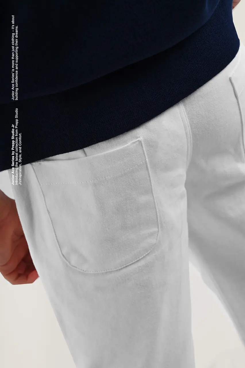 LONG CHINOS PANTS OFF WHITE