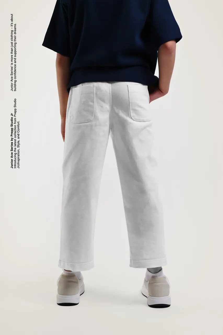 LONG CHINOS PANTS OFF WHITE
