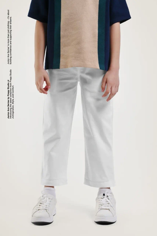 Image of LONG CHINOS PANTS OFF WHITE