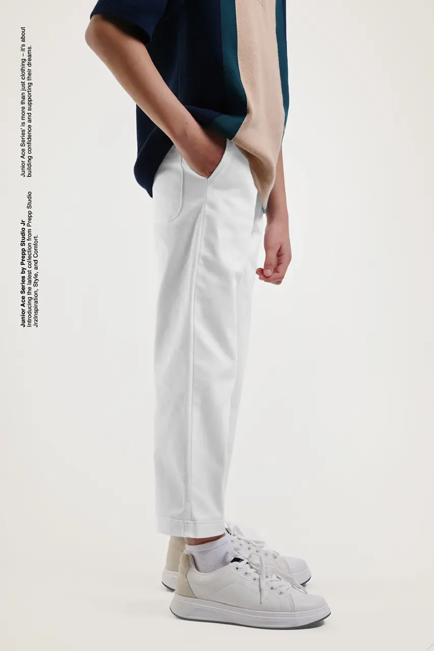 LONG CHINOS PANTS OFF WHITE