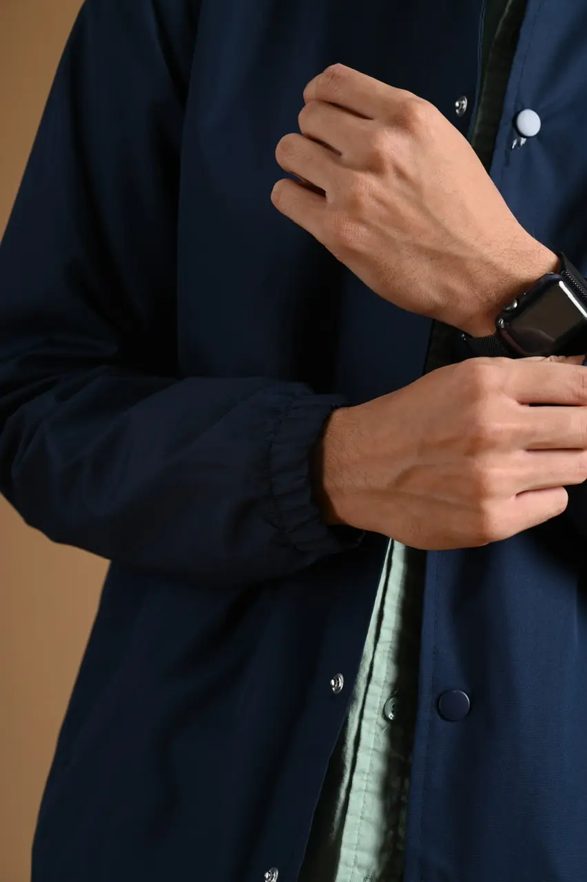 POCP16-ULTIMATE COACH JACKET NAVY