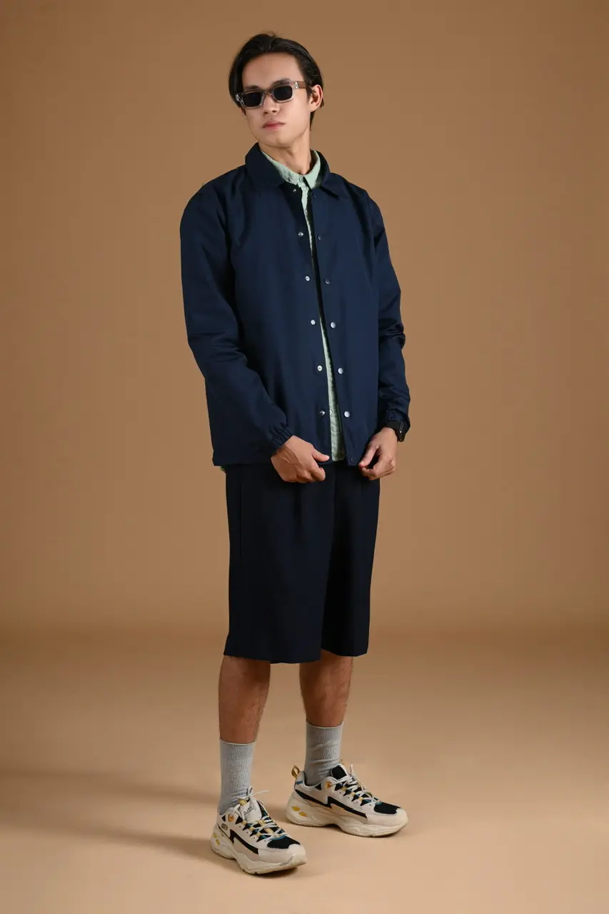 POCP16-ULTIMATE COACH JACKET NAVY
