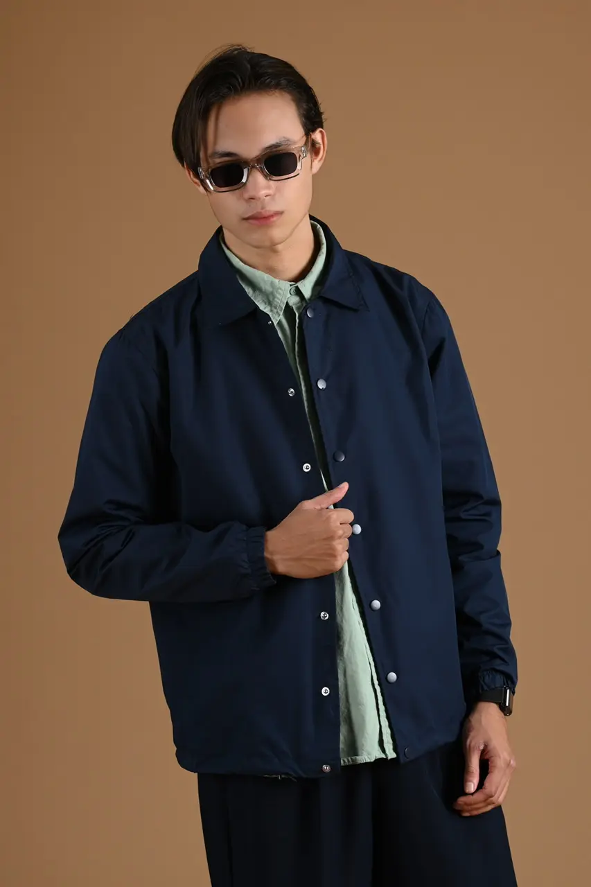 POCP16-ULTIMATE COACH JACKET NAVY