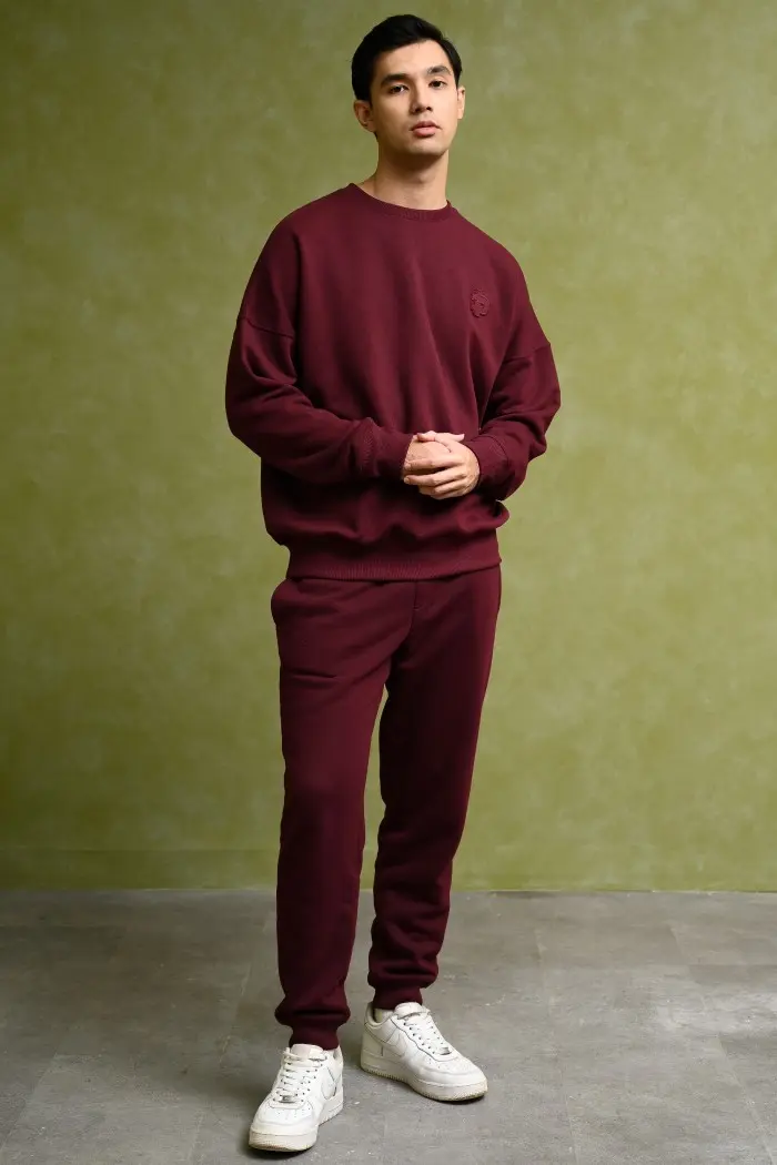POCK14-PREPP SIGNATURE SWEATSHIRT MAROON