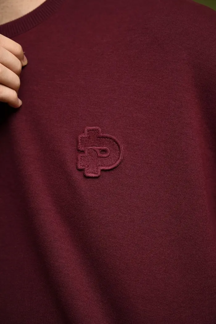 POCK14-PREPP SIGNATURE SWEATSHIRT MAROON