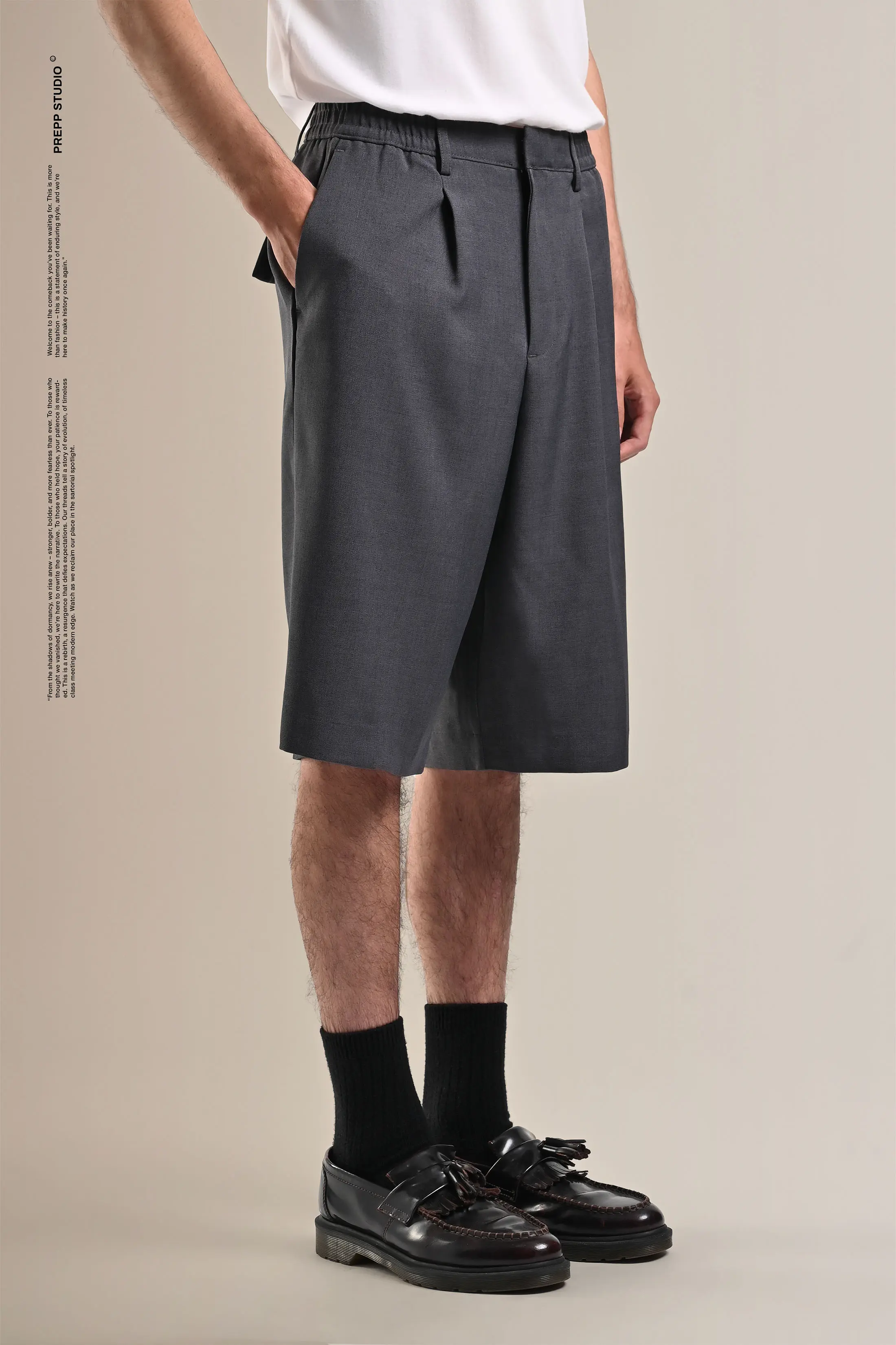 STRIDE SHORT PANTS DARK GREY