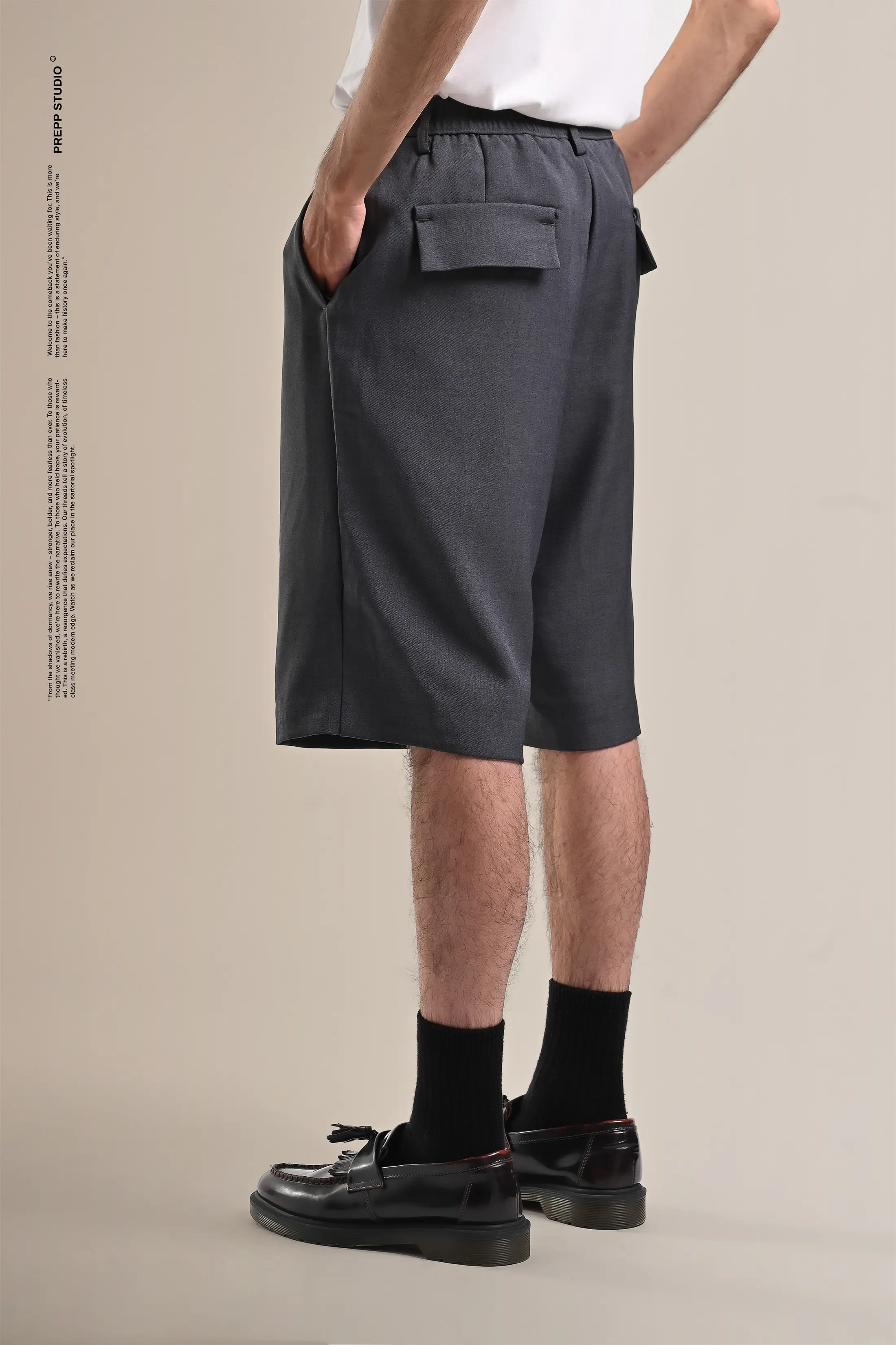 STRIDE SHORT PANTS DARK GREY