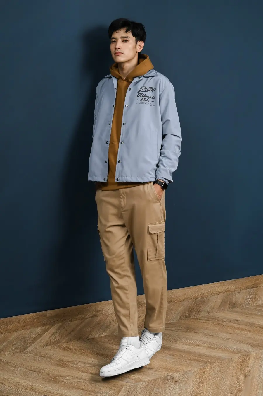 PODL10-COACH JACKET ULTIMATE RIDE GREY