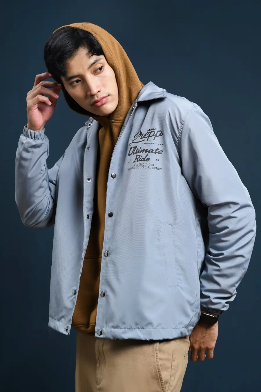 PODL10-COACH JACKET ULTIMATE RIDE GREY
