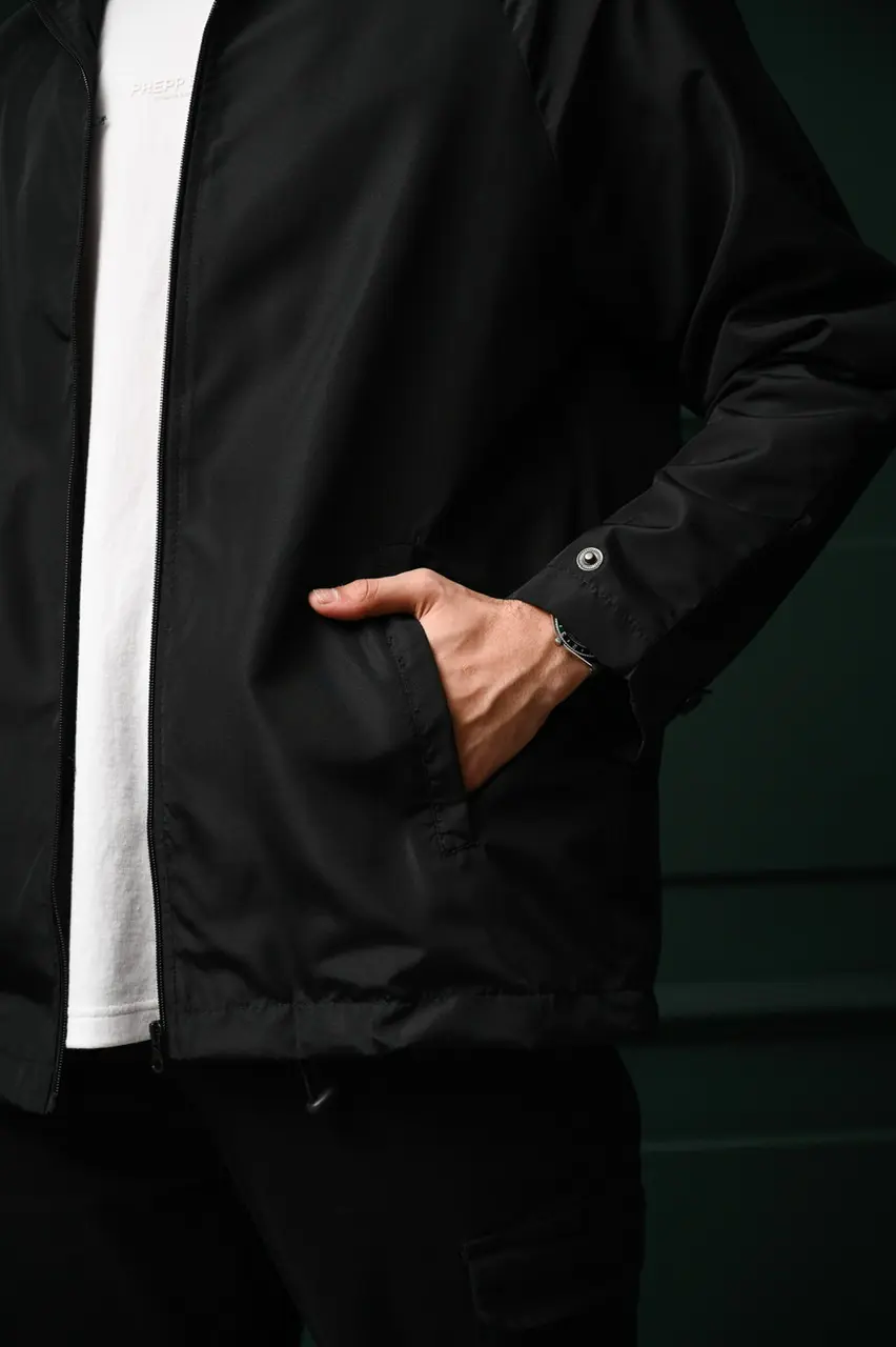 WINDBREAKER JACKET BLACK