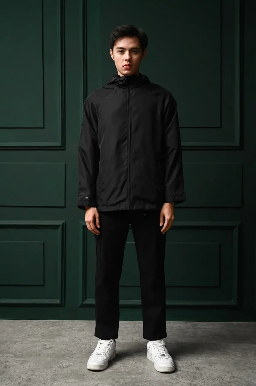 WINDBREAKER JACKET BLACK