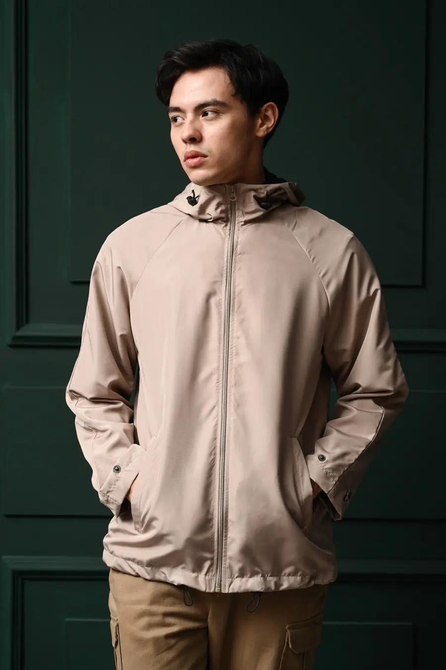 WINDBREAKER JACKET KHAKI