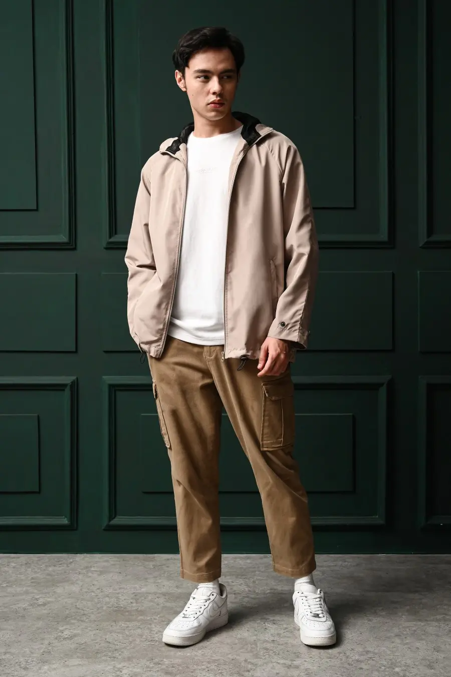 WINDBREAKER JACKET KHAKI