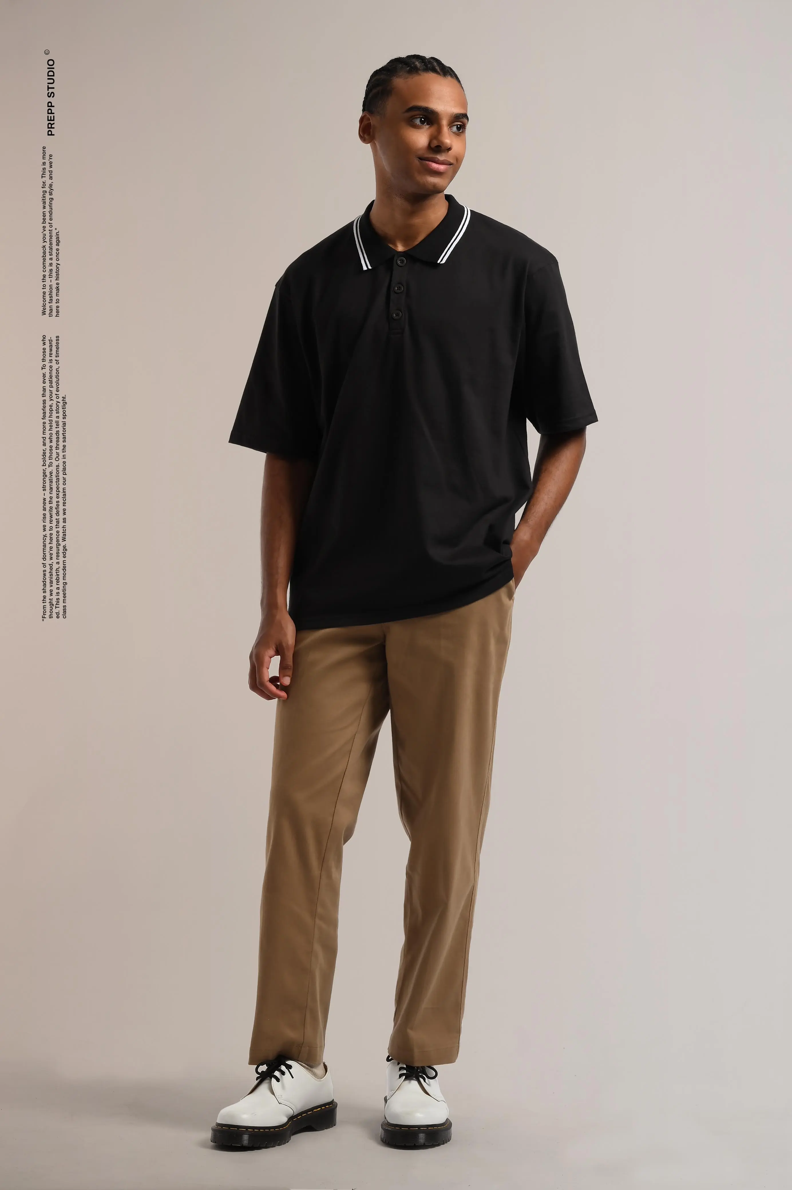 OVERTURE POLO SHIRT BLACK